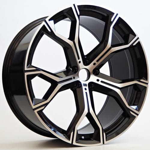 Alu kola Racing Line Harper 10,5x22 5x112 ET43 Black Face Machined WheelsUp