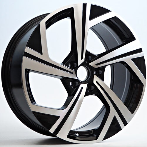Alu kola Racing Line Kara 8x18 5x112 ET45 Black Face Machined WheelsUp