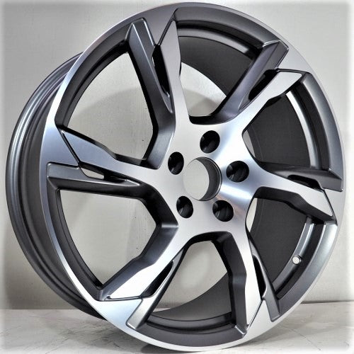 Alu kola Racing Line Manco 8x18 5x108 ET45 Grey Matt Face Machined WheelsUp