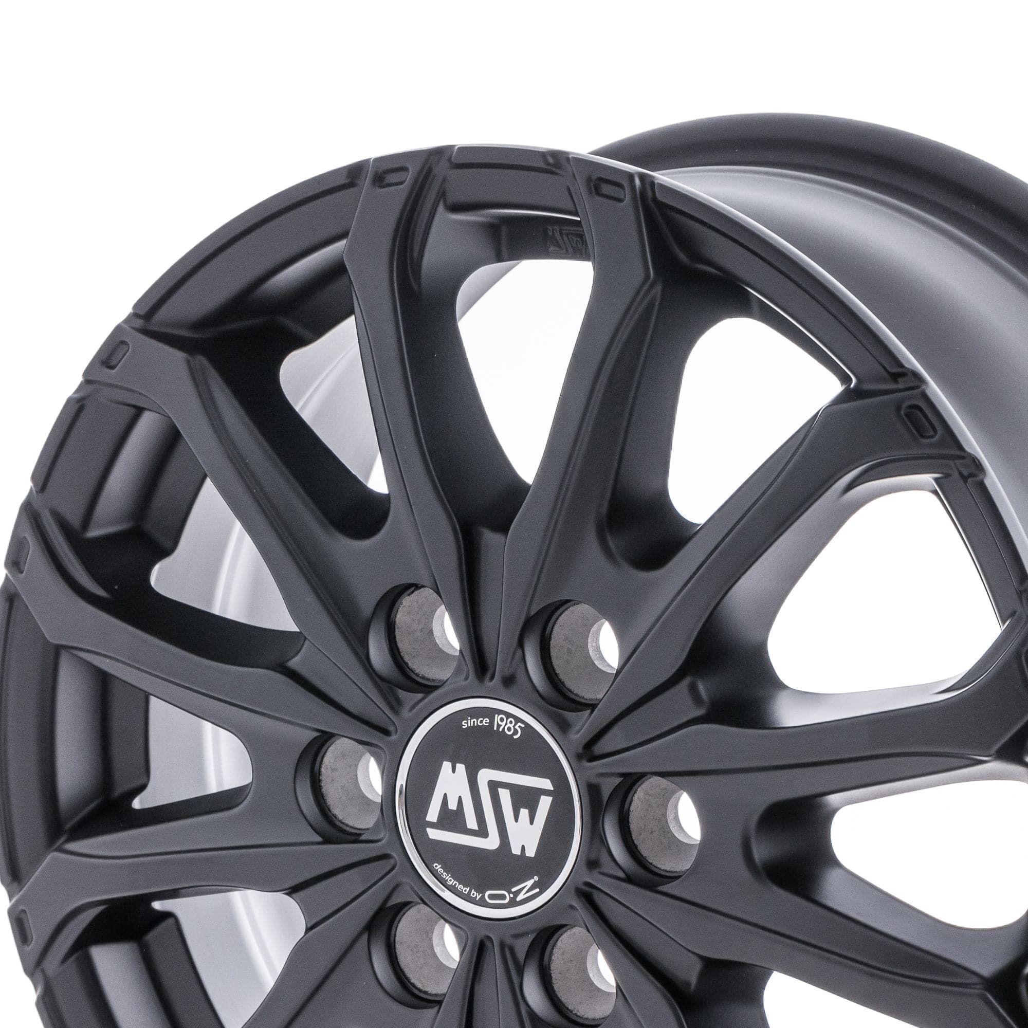 Alu kola MSW 48 VAN 6,5x16 5x130 ET55 89,1 černá WheelsUp