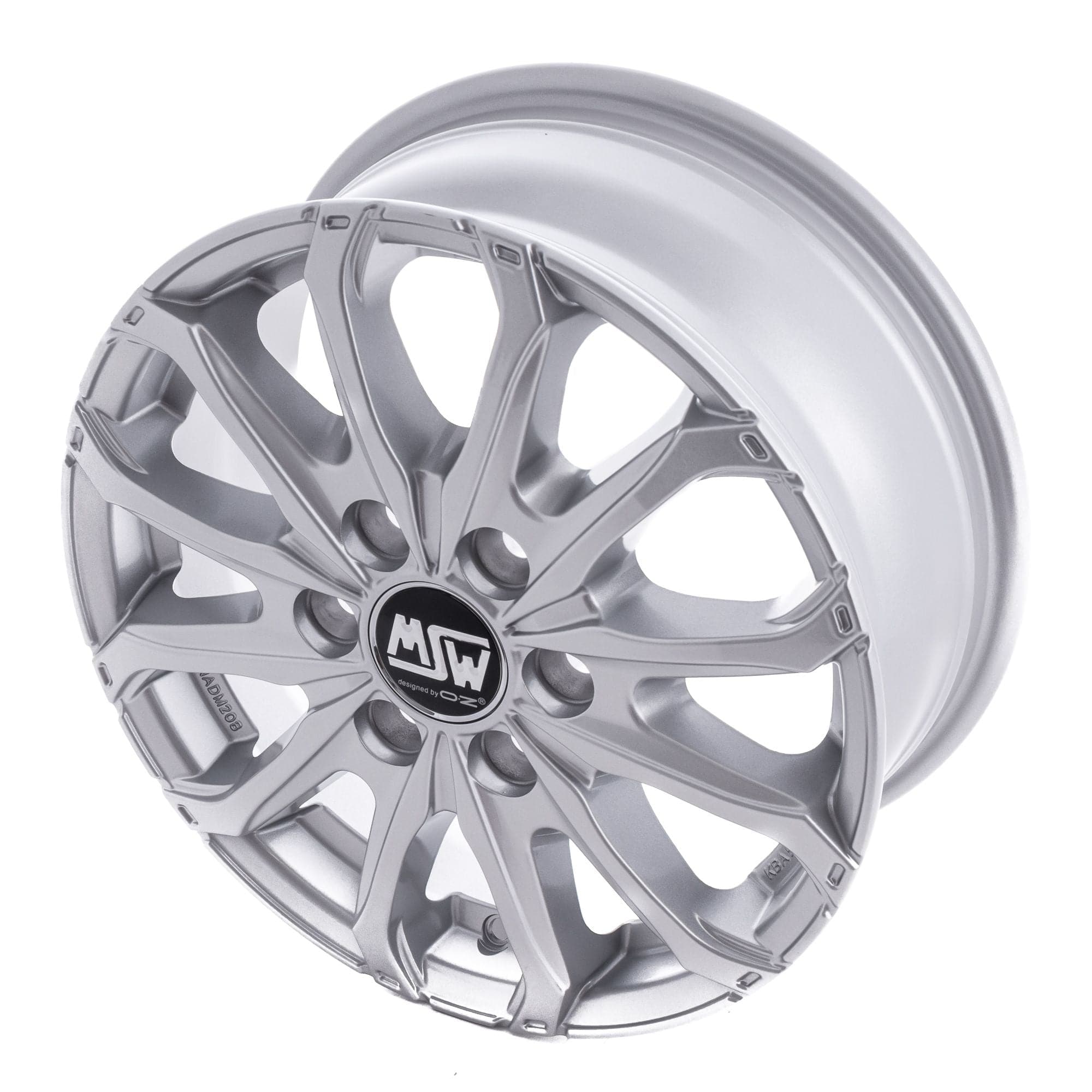 Alu kola MSW 48 VAN 6 HOLES 6,5x16 6x125 ET68 74,1 stříbrná WheelsUp