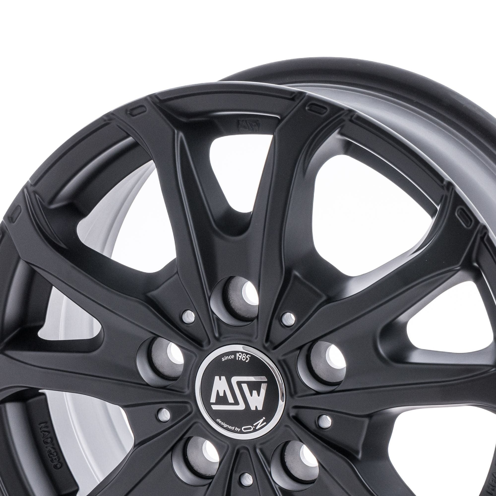 Alu kola MSW 48 8x18 ET28 5x112 66,6 Matt Black WheelsUp