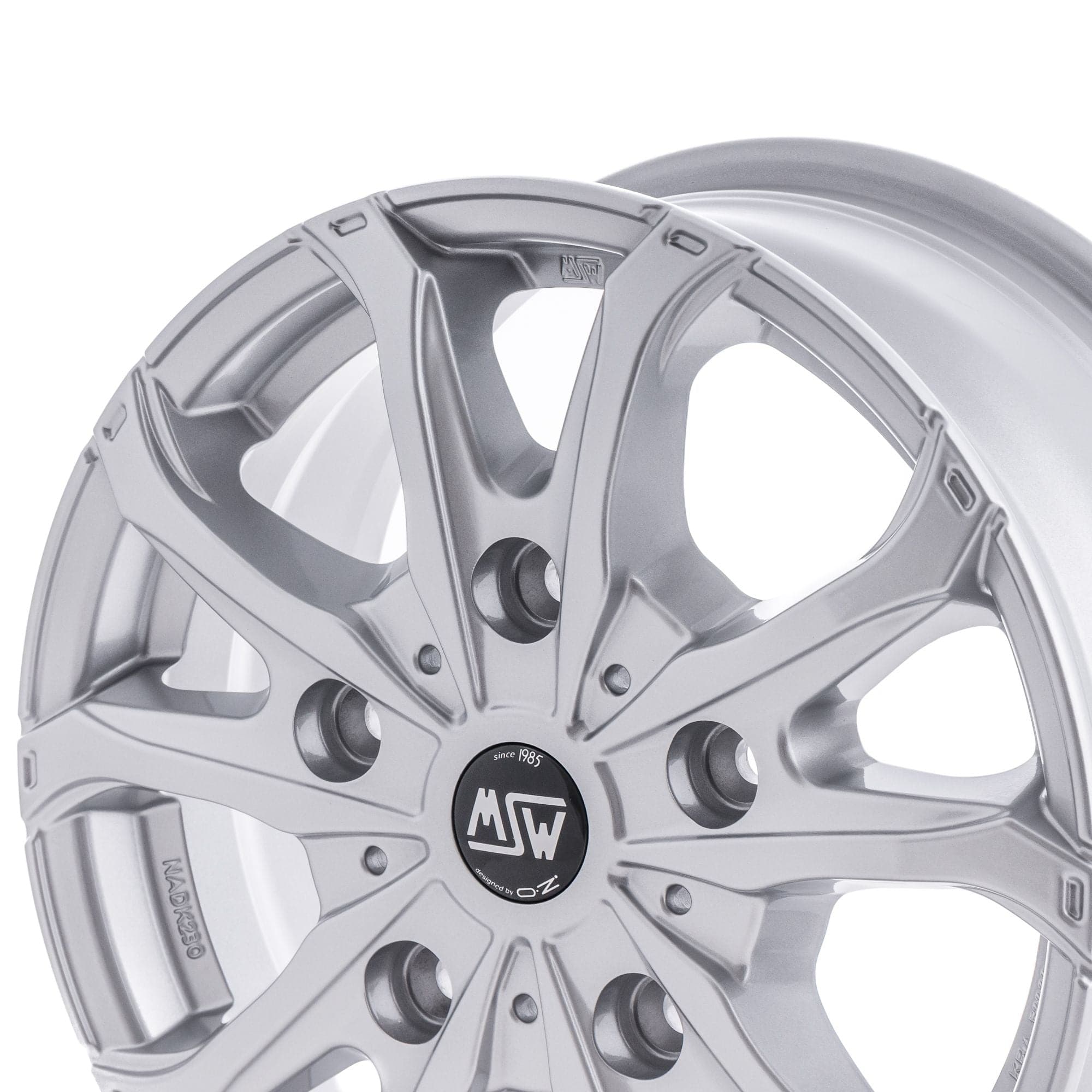 Alu kola MSW 48 VAN 7x17 5x160 ET55 65,1 stříbrná WheelsUp