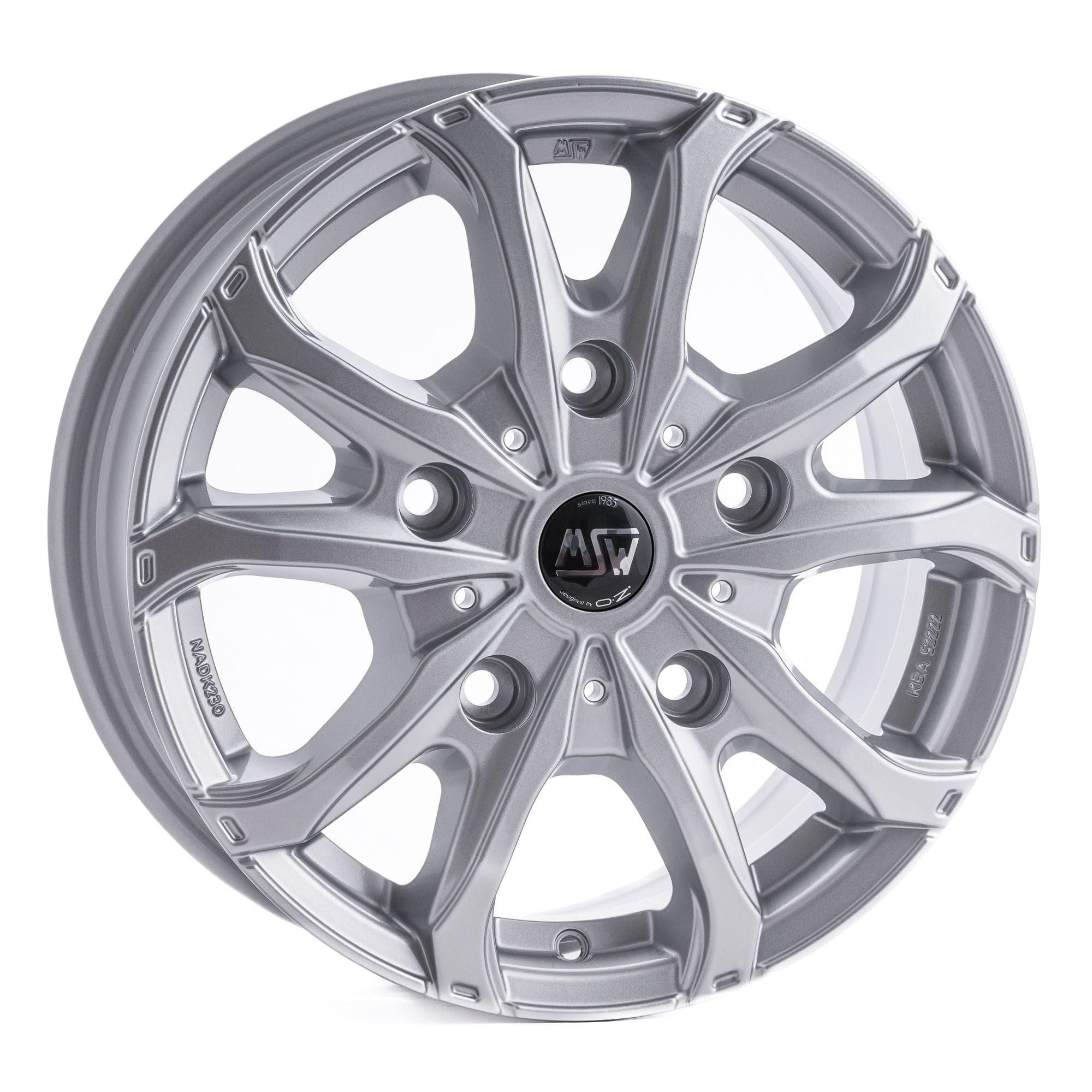 Alu kola MSW 48 VAN 7x17 5x160 ET55 65,1 stříbrná WheelsUp