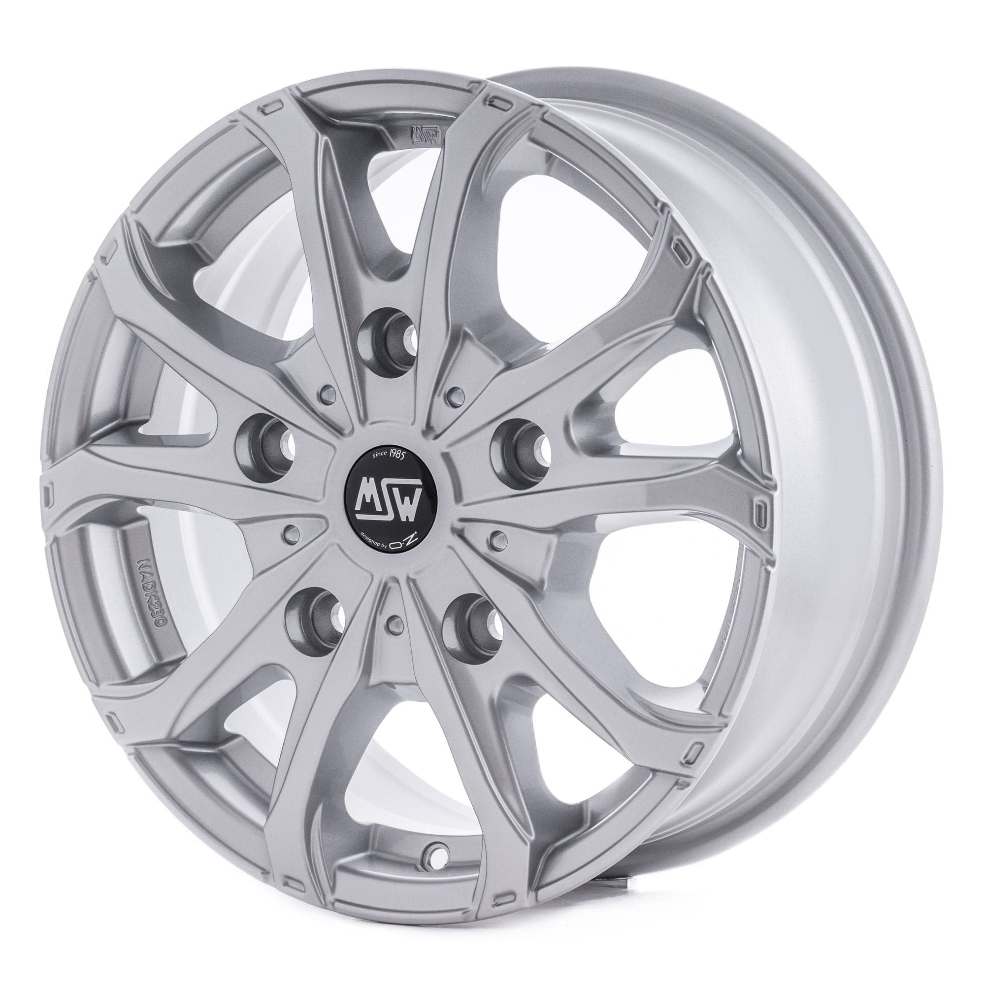 Alu kola MSW 48 VAN 7x17 5x160 ET55 65,1 stříbrná WheelsUp
