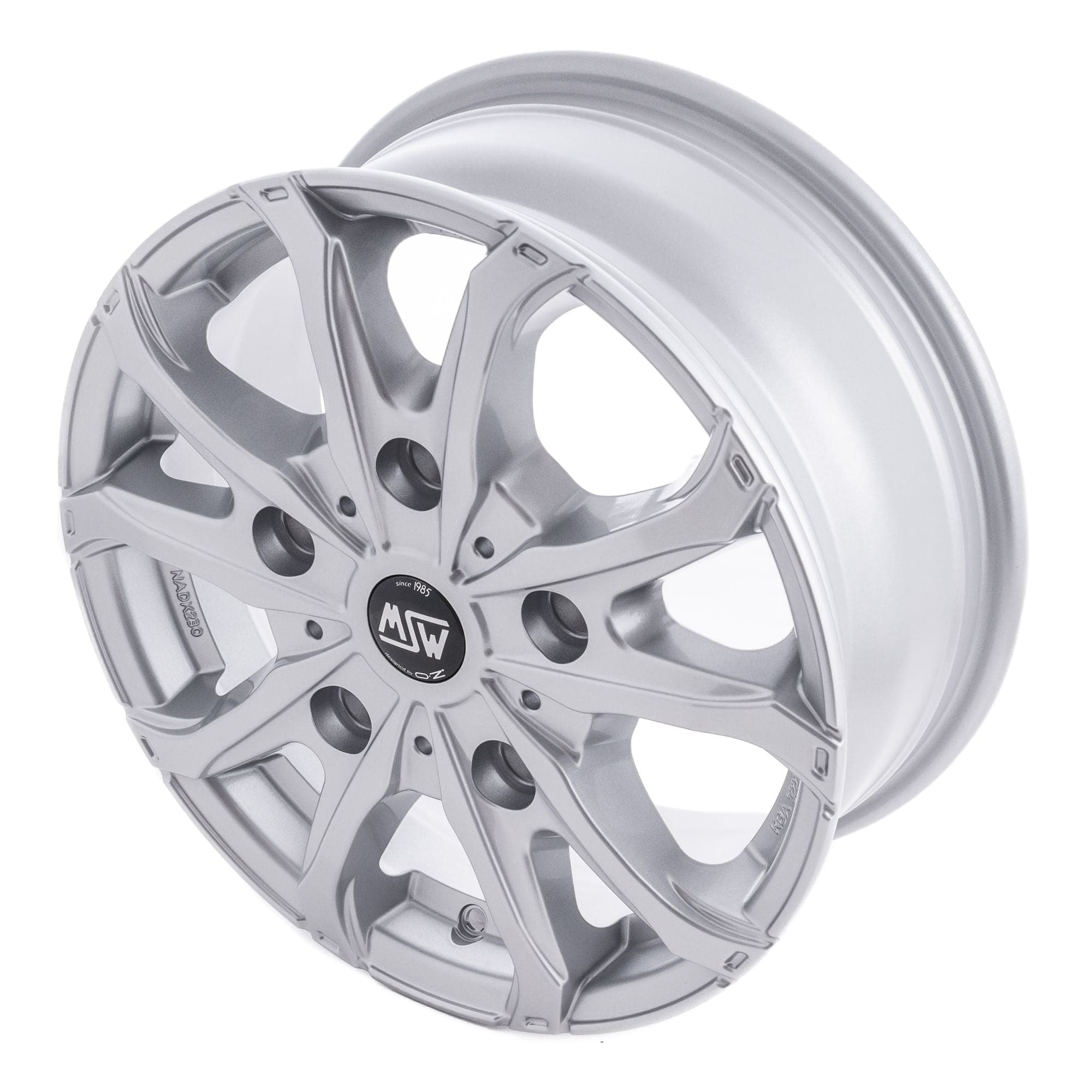 Alu kola MSW 48 VAN 7x17 5x160 ET55 65,1 stříbrná WheelsUp