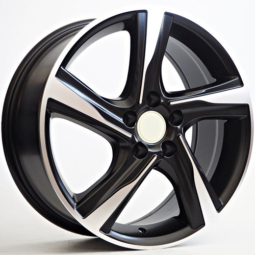 Alu kola Racing Line Murano 7,5x18 5x108 ET45 Black Matt Face Machined WheelsUp