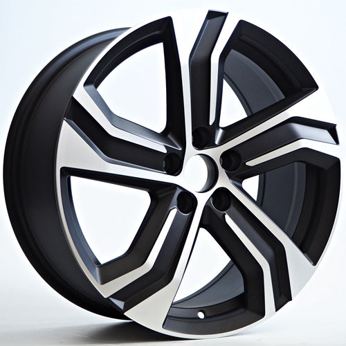 Alu kola Racing Line Nano 8x18 5x108 ET45 Black Matt Face Machined WheelsUp