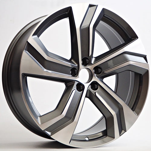 Alu kola Racing Line Nano 8x19 5x108 ET45 Grey Face Machined WheelsUp