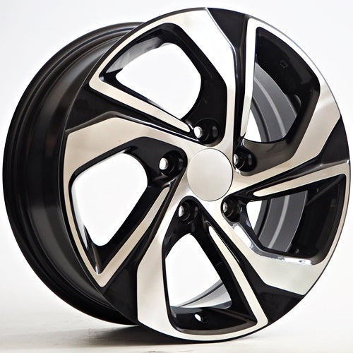 Alu kola Racing Line Niso 7x16 5x114,3 ET50 Black Face Machined WheelsUp