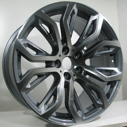 Alu kola Racing Line Puaro 11,5x21 5x120 ET38 Grey Face Machined WheelsUp
