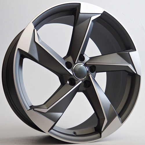 Alu kola Racing Line Dart 9,5x21 5x112 ET35 Grey Matt Face Machined WheelsUp