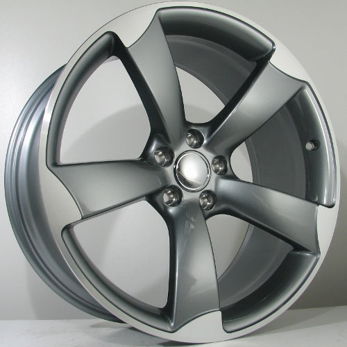 Alu kola Racing Line Oman 8x18 5x112 ET42 Grey Face Machined WheelsUp