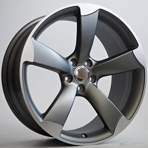 Alu kola Racing Line Oman 8,5x19 5x112 ET35 Grey Matt Face Machined WheelsUp