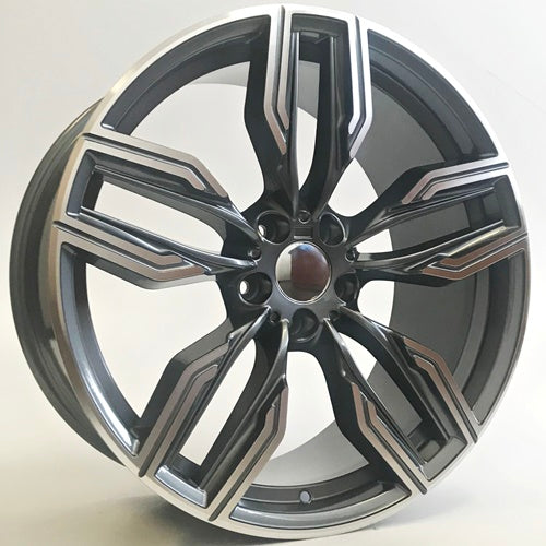 Alu kola Racing Line Vector 10,0x20 5x112 ET40 Grey Face Machined WheelsUp