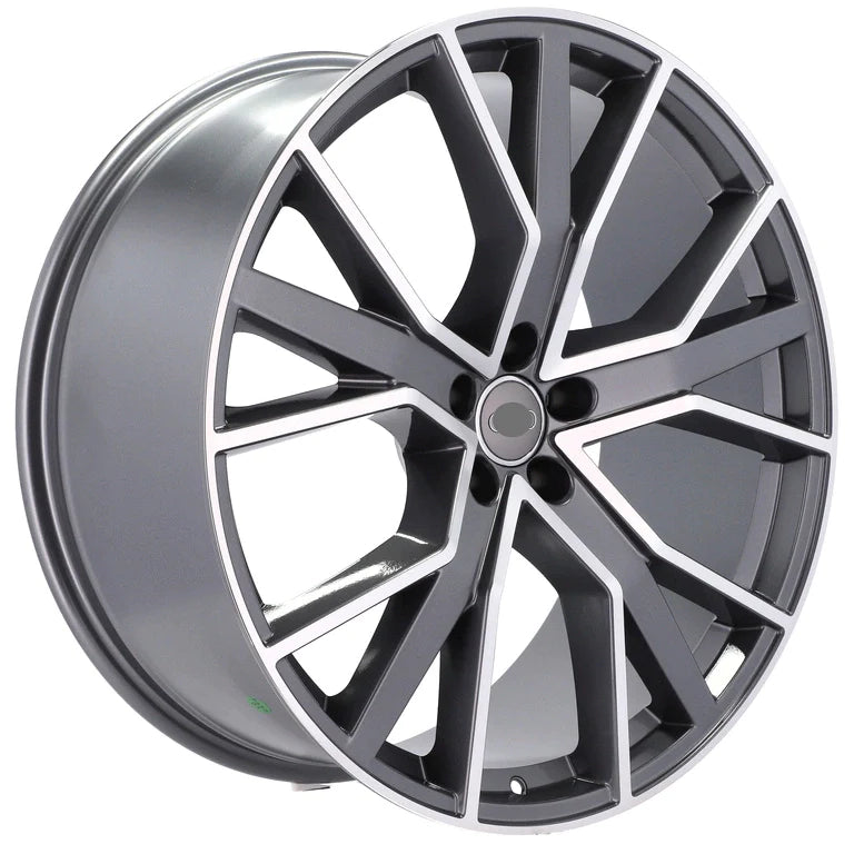 Racing Line B5131 Grey Polished Half Matt WheelsUp