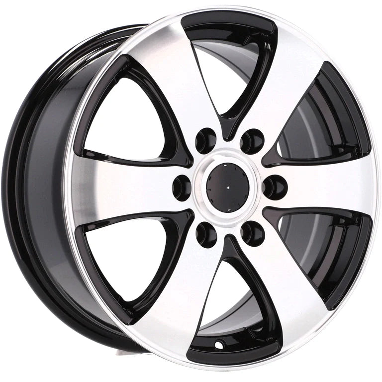 Alu kola Racing Line B5168 Black Polished WheelsUp