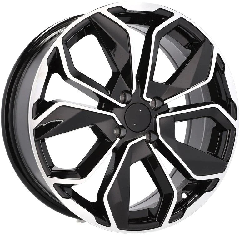 Alu kola Racing Line B5296 Black Polished WheelsUp
