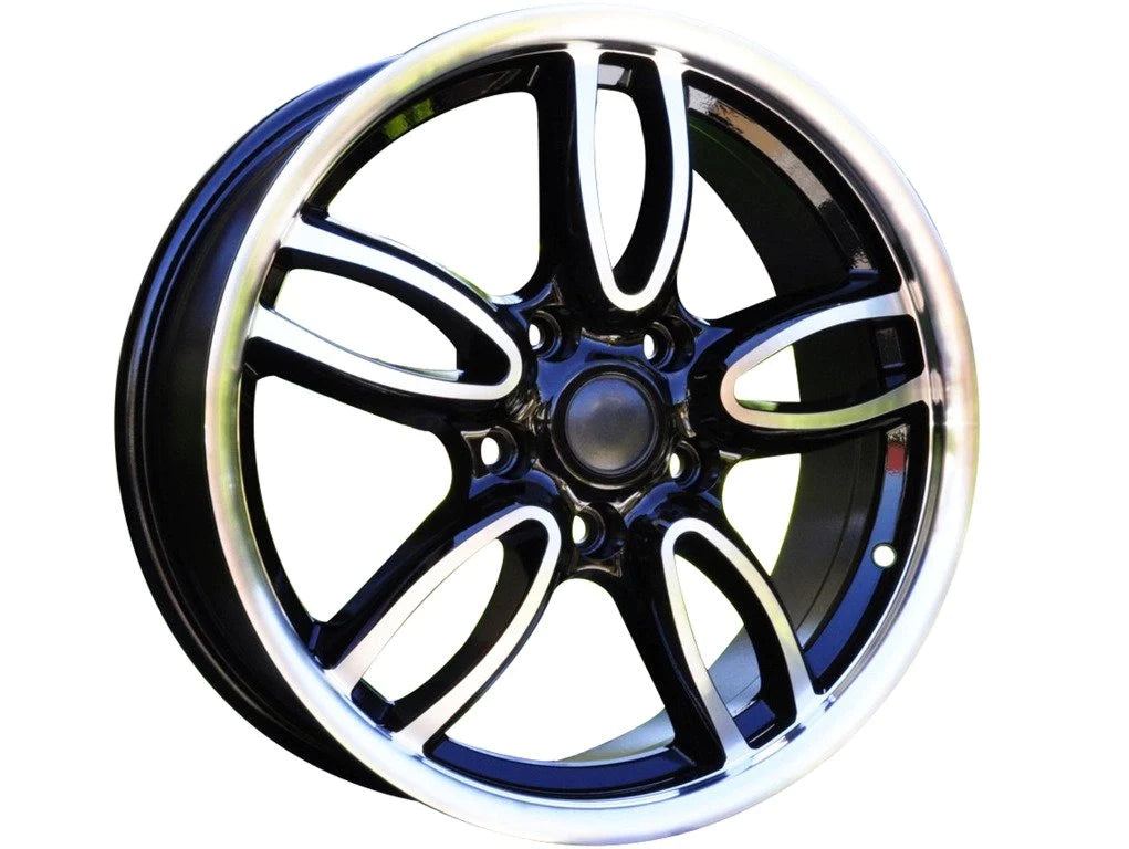 Alu kola Racing Line E1144 Black Polished Half Matt WheelsUp