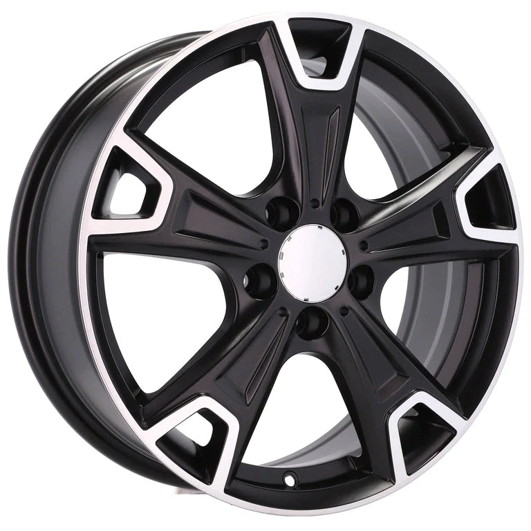 Alu kola Racing Line FE158 Black Polished Half Matt WheelsUp