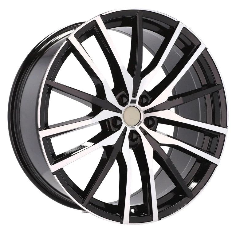 Racing Line XE169 Black Polished Half Matt WheelsUp