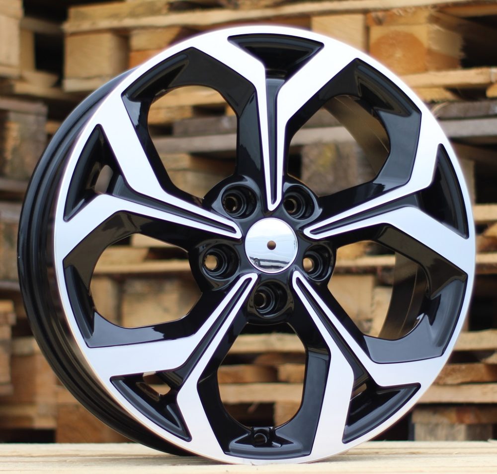 Alu kola pro Kia FE175 6x16 5x114.3 ET46 Black Polished