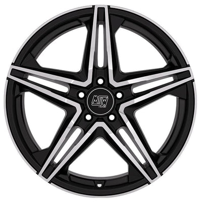 Alu kola MSW 31 7.5x18 5x112 ET48 Gloss Black Full Polished | Wheelsup.cz