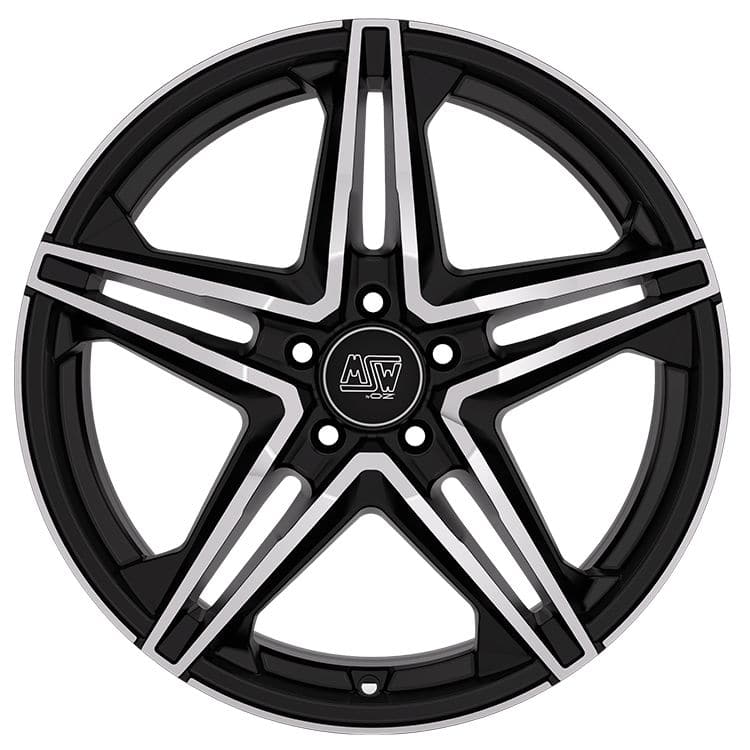 Alu kola MSW 31 7.5x18 5x112 ET40 Gloss Black Full Polished