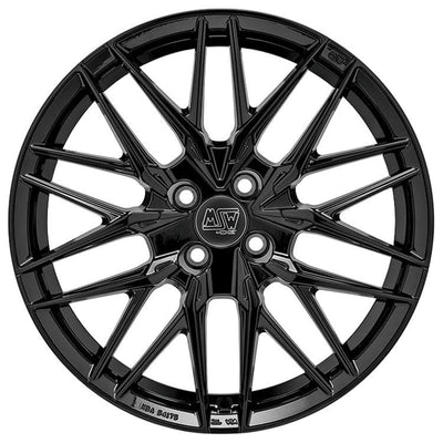 Alu kola MSW 50 9.5x22 5x112 ET36 Gloss Black-Alu kola-WheelsUp