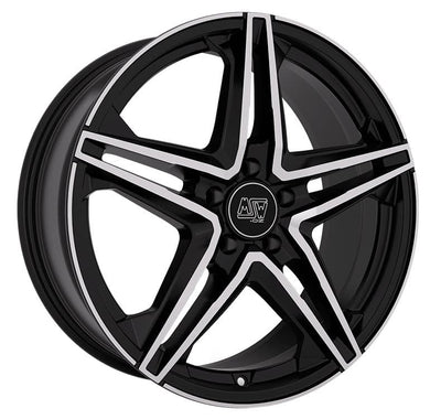 Alu kola MSW 31 8x19 5x112 ET19 Gloss Black Full Polished | Wheelsup.cz