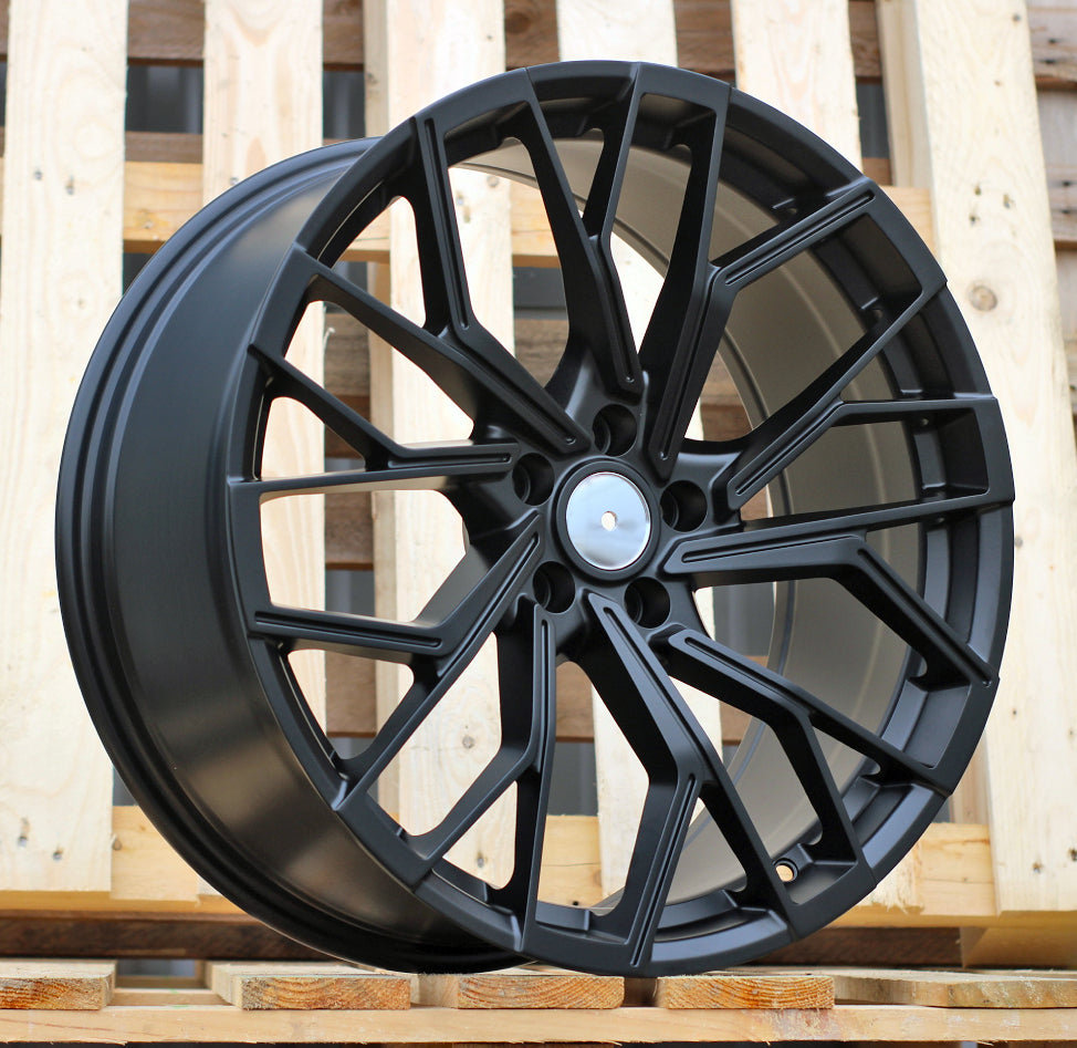 Alu kola pro Audi F760 8.5x21 5x112 ET34 66.6 Black Half Matt