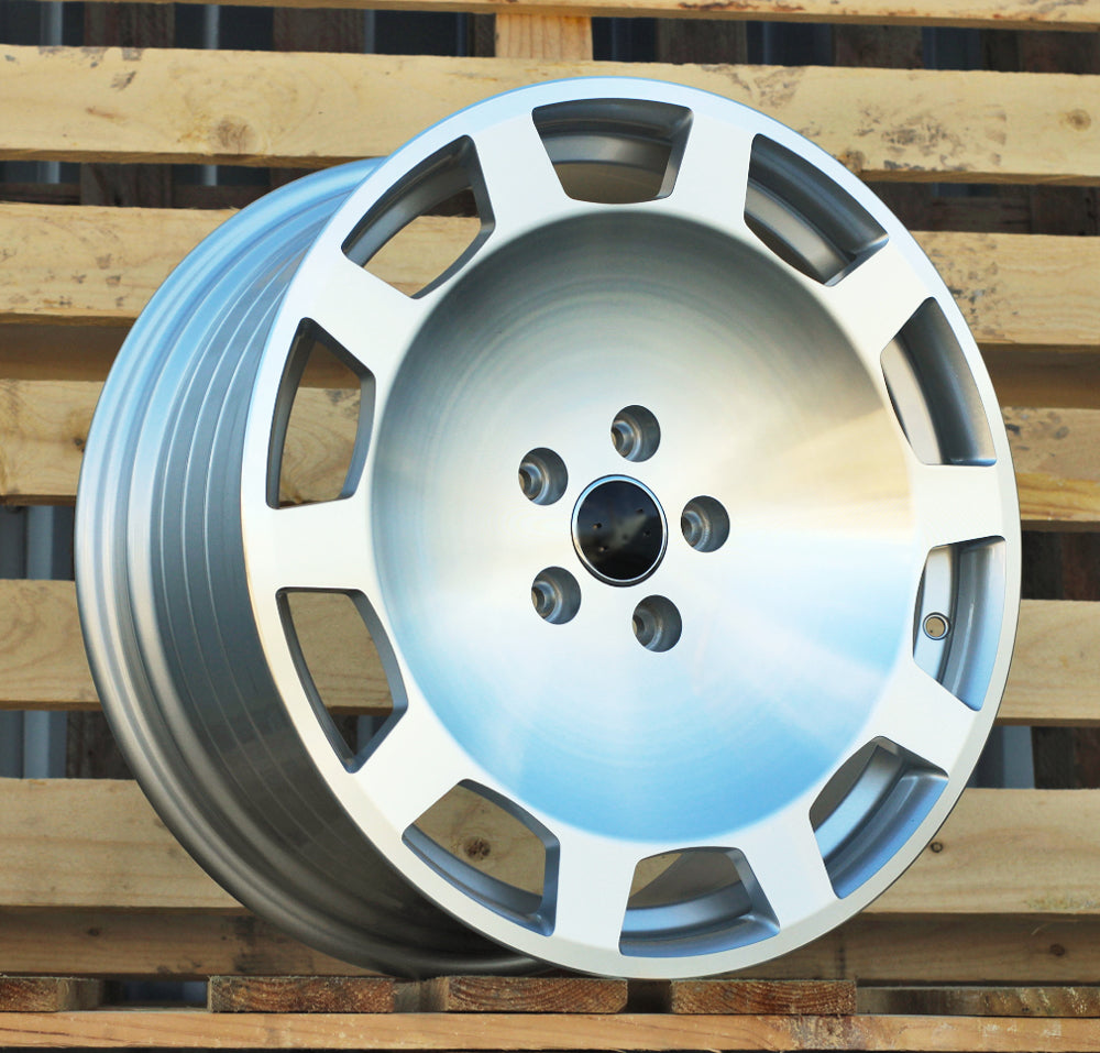 Alu kola pro Audi IN3613F 8x18 5x112 ET40 57.1 Machined Silver