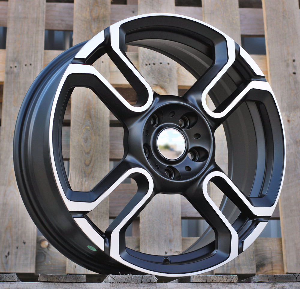 Alu kola pro Mini Cooper F8002 7x18 5x112 ET54 66.6 Black Polished Half Matt