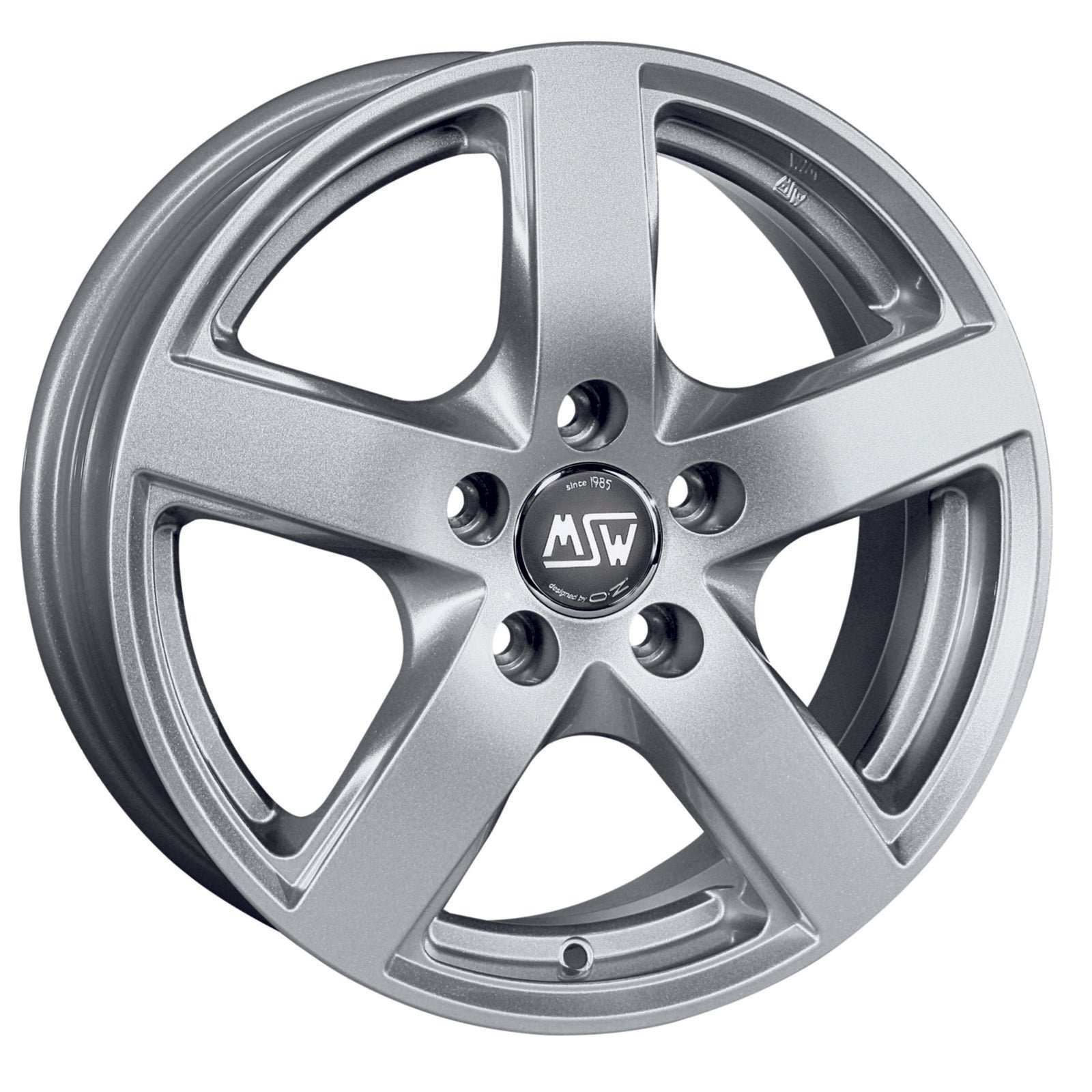 Alu kola MSW 55 6.5x16 5x98 ET39 Full Silver