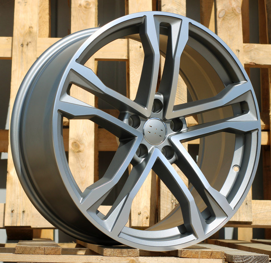 Alu kola pro Audi D5520 8.5x19 5x112 ET35 Grey Polished Half Matt