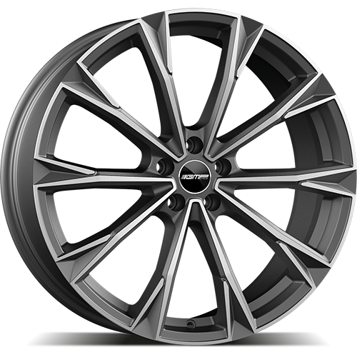 Alu kola GMP Totale 10x22 5x120 ET20 66.6 matt anthracite diamond