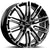Alu kola GMP Targa 10x22 5x130 ET48 71.6 black diamond