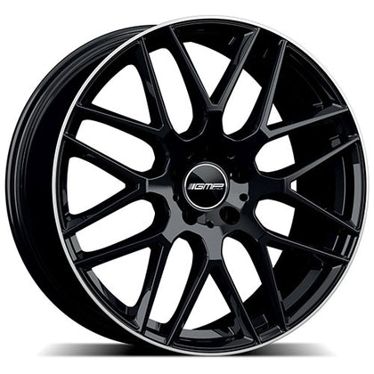 Alu kola GMP Berghem 10x23 5x112 ET50 66.6 black diamond lip