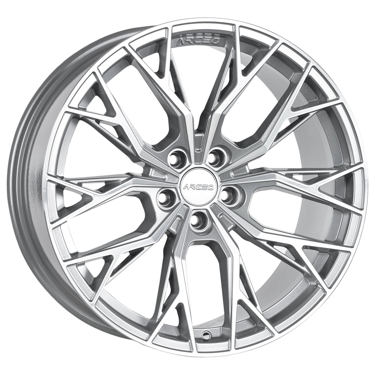 Alu kola Arceo ROMA 8.5x19 5x120 ET30 Silver Diamond | Wheelsup.cz