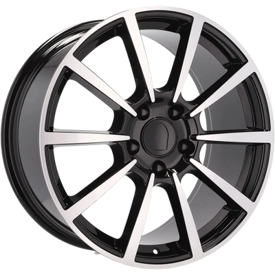 Alu kola pro Porsche 1067 11x20 5x130 ET56 71.6 Black Polished | Wheelsup.cz