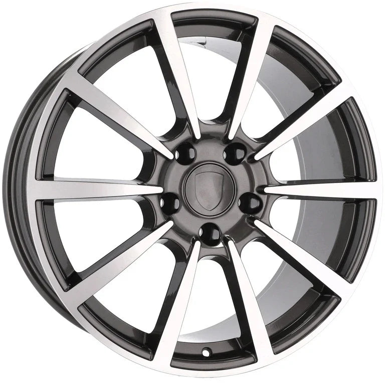 Alu kola pro Porsche 1067 11x19 5x130 ET56 71.6 Grey Polished | Wheelsup.cz