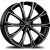 Alu kola GMP Totale 11.5x22 5x112 ET43 66.6 black diamond