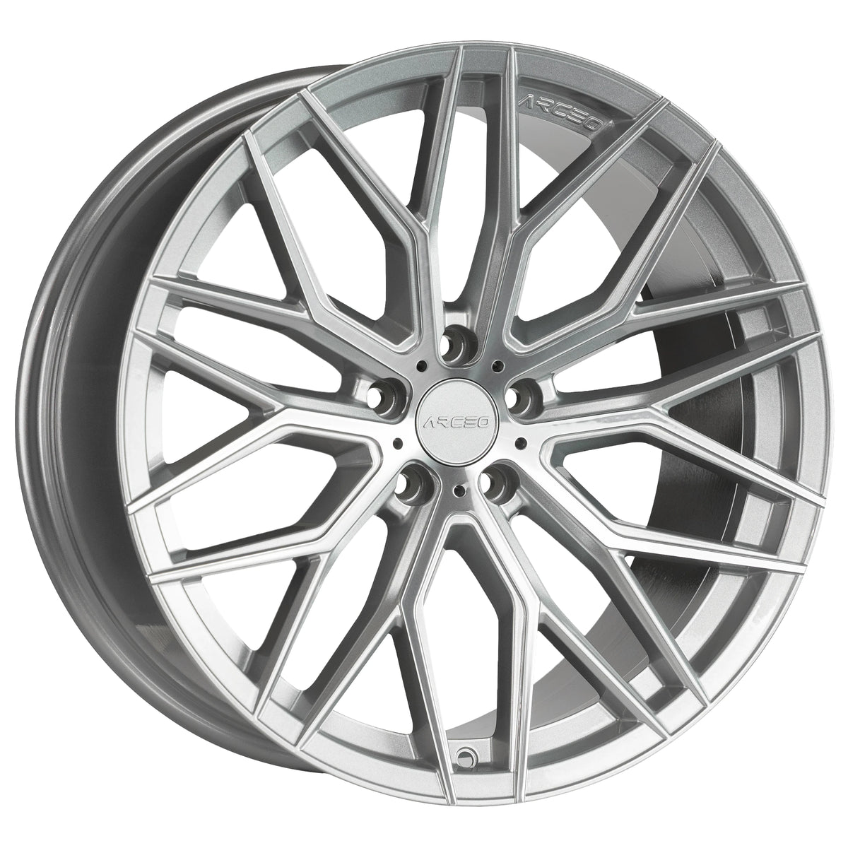 Alu kola Arceo VALENCIA 10.5x21 5x120 ET45 Silver Diamond | Wheelsup.cz