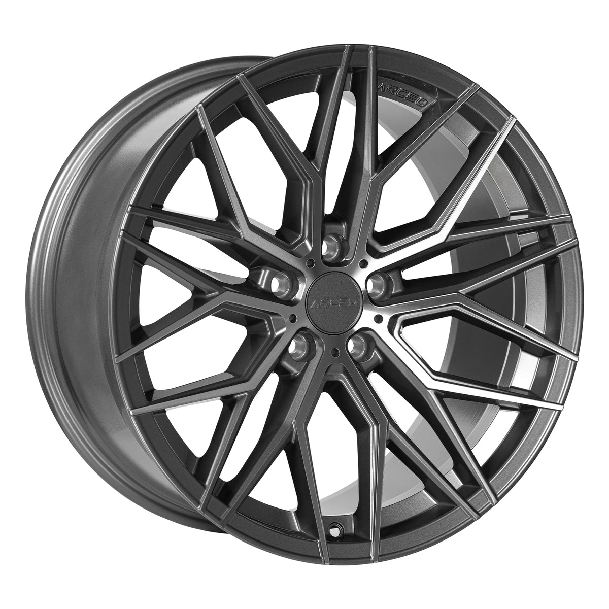 Alu kola Arceo VALENCIA 8x18 5x114.3 ET35 Titanium Silver Diamond | Wheelsup.cz