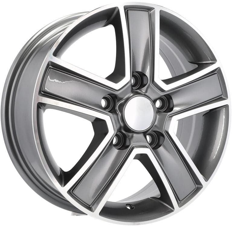 Alu kola pro Mercedes BK473 6.5x15 5x130 ET50 Grey Polished