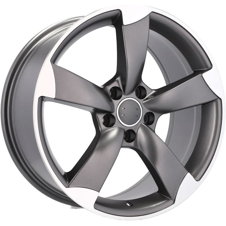 Alu kola pro Audi BK217 8.5x18 5x112 ET29 Grey Polished Half Matt