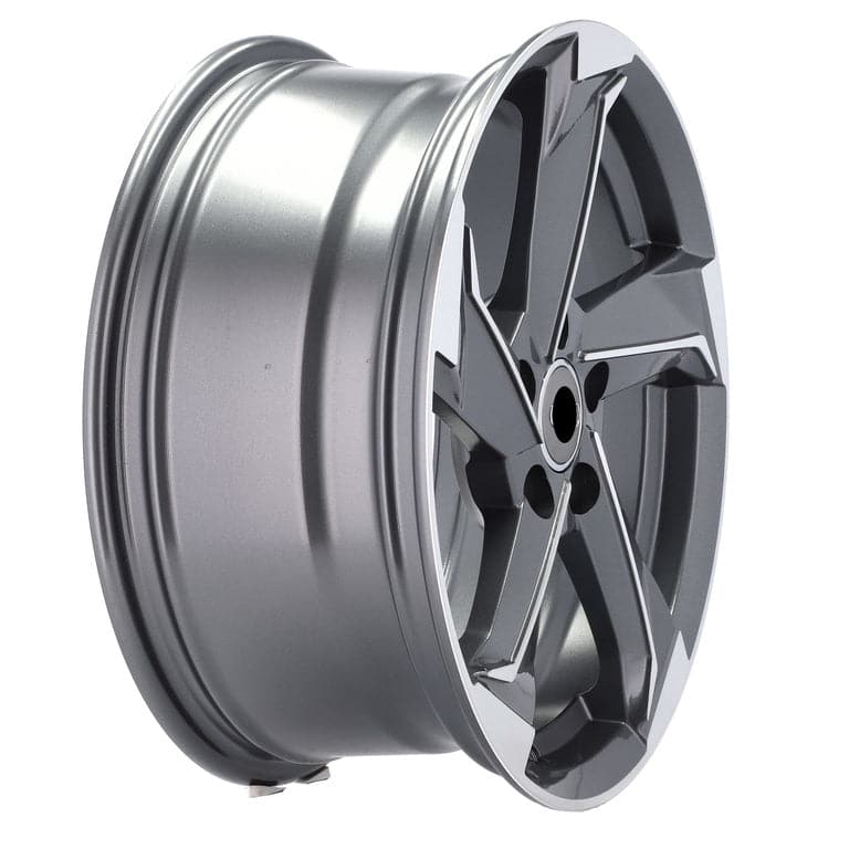 Alu kola Racing Line Dart 9x20 5x112 ET35 Grey Matt Face Machined