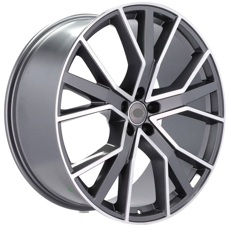 Alu kola pro Audi B5131 10x22 5x112 ET21 Grey Polished Half Matt