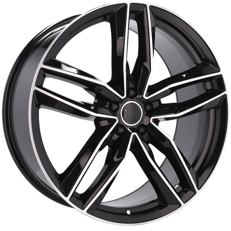 Alu kola pro Audi BK690 7.5x17 5x112 ET45 Black Polished