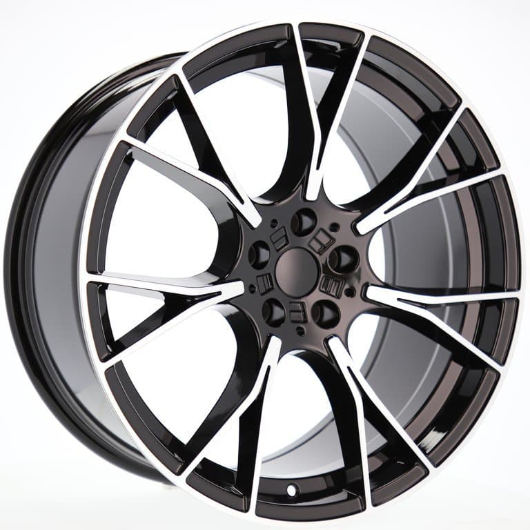 Alu kola pro BMW B1617 8x18 5x120 ET30 Black Polished